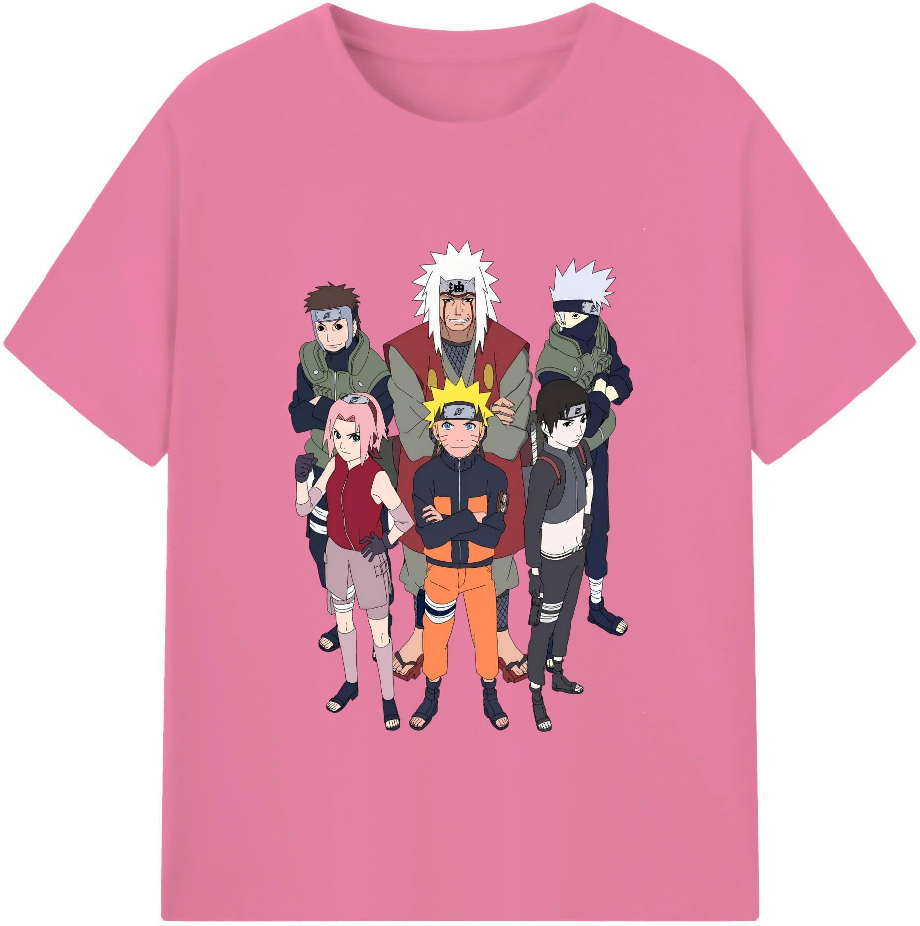 （画像用） NARUTO -ナルト- うずまき ナルト Uzumaki Naruto 綿100％半袖Tシャツ（フロントプリント）